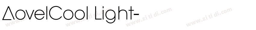 AovelCool Light字体转换